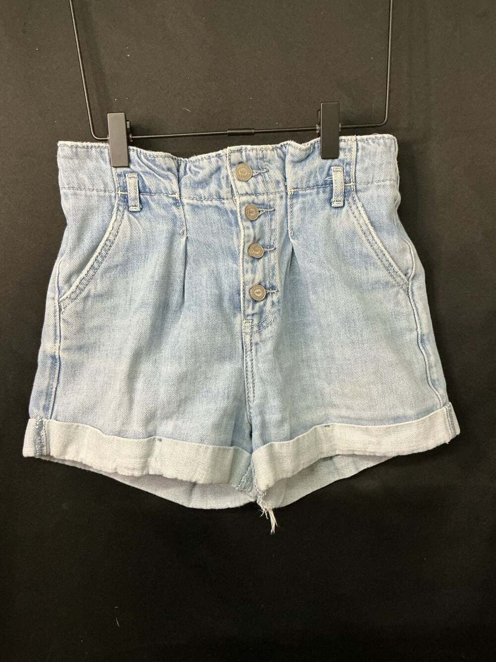 Hollister Ultra High-Rise Button-Fly Denim Shorts Size 1 (W25)